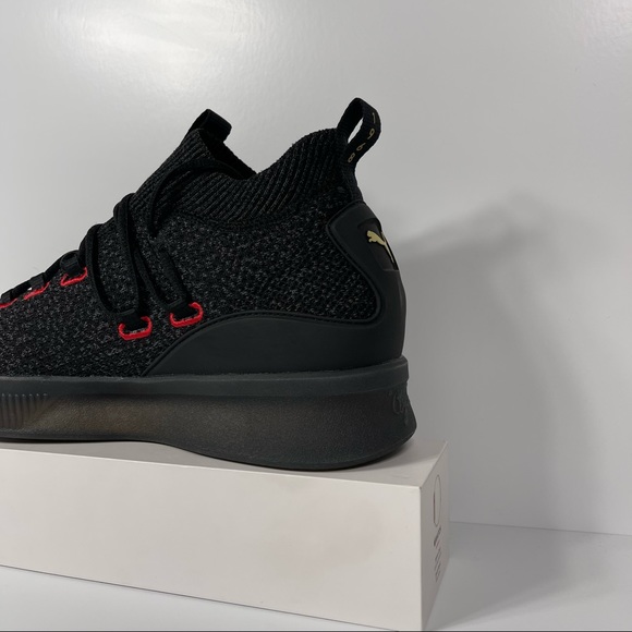 PUMA CLYDE COURT DISRUPT REFORM MENS BASKETBALL SHOES SIZE 10 BLACK MEEK MILL - Picture 10 of 10